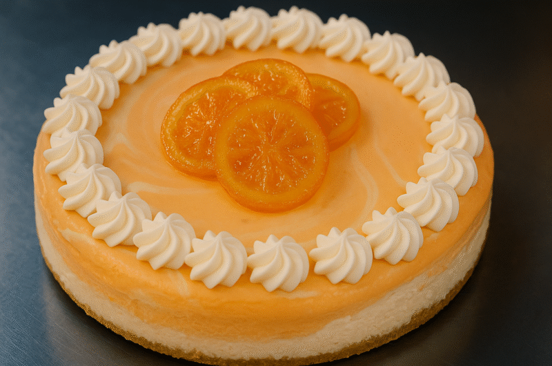 Creamsicle Swirl Cheesecake
