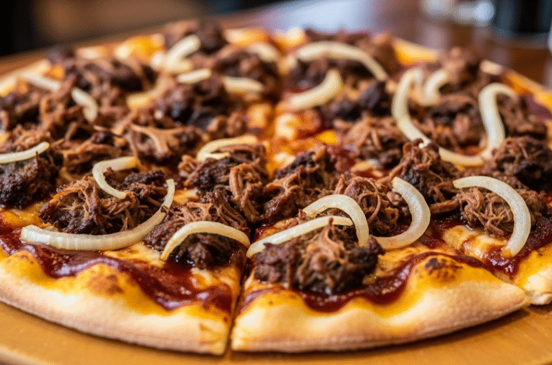 Jerk Oxtail Pizza