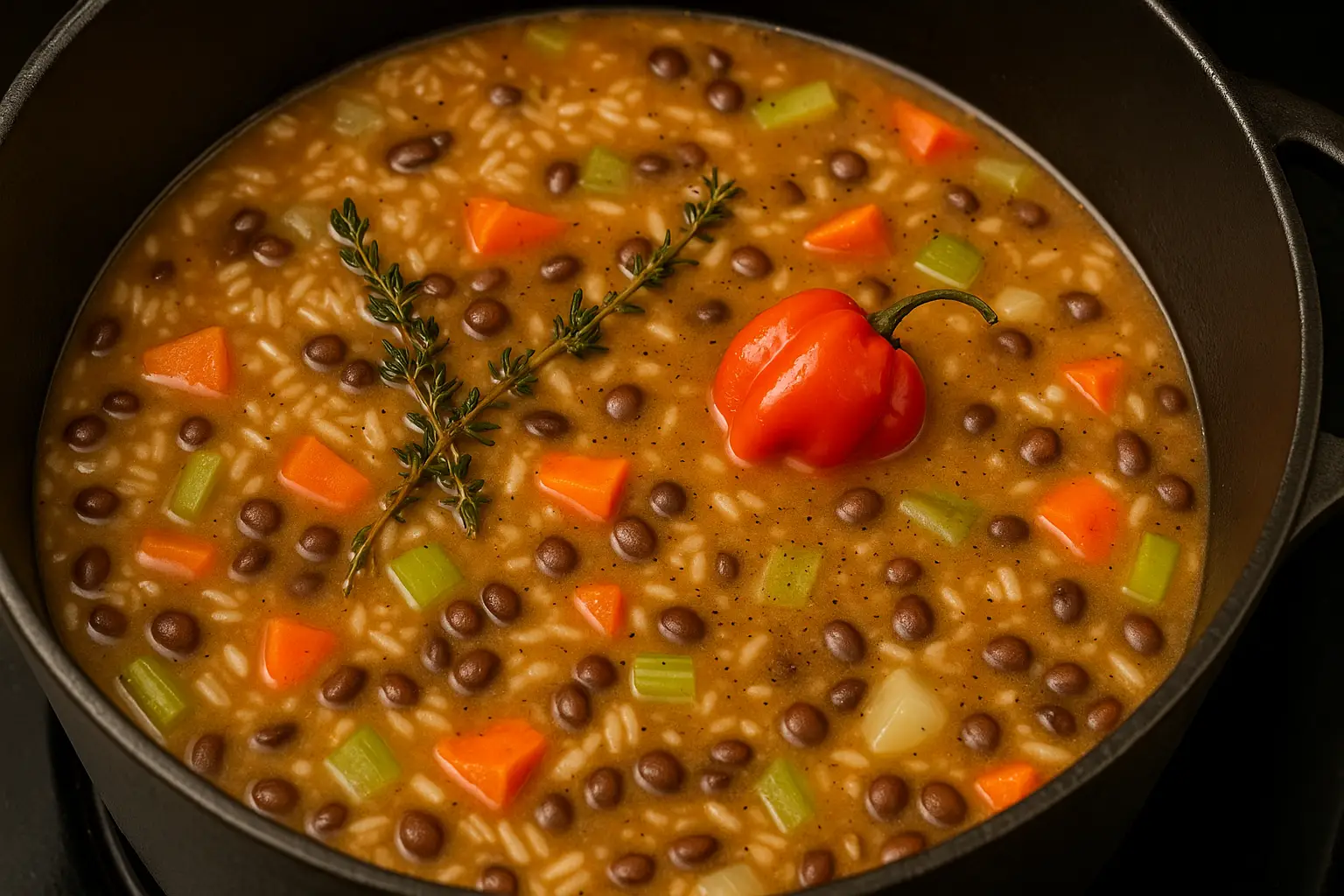 Trinidadian Inspired Chicken Pelau 5