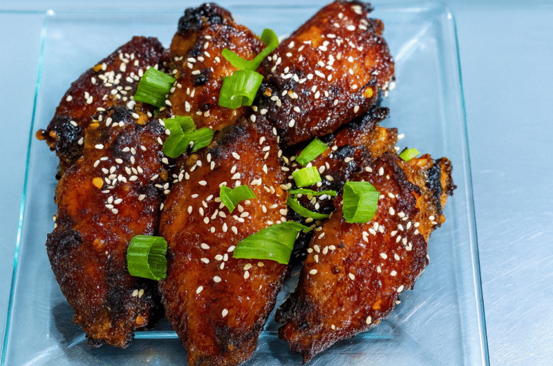 Asian-Inspired Air Fryer Chicken Wings